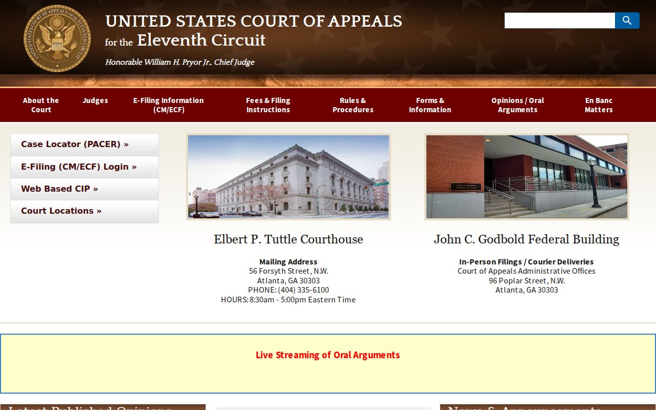 Calera docket record context for the Eleventh Circuit court