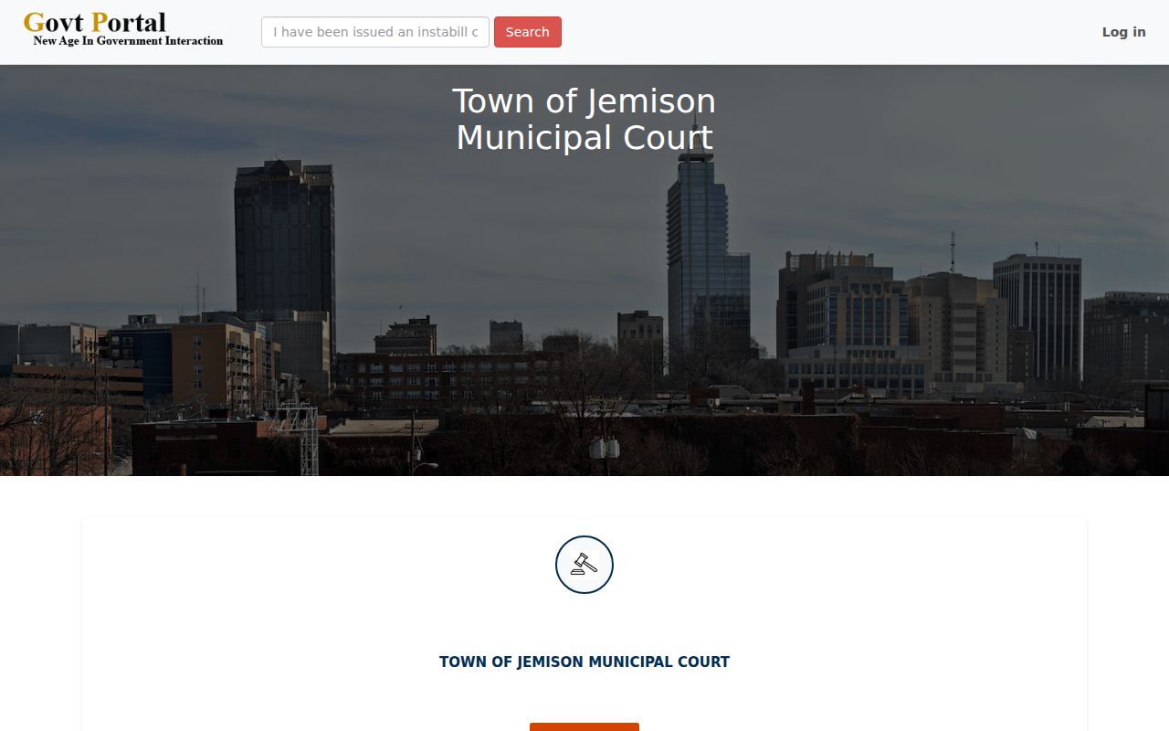 Jemison court docket municipal payment portal